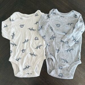 Carters Long Sleeve Onesies